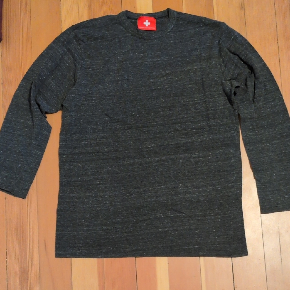Andrew Christian Charcoal Long Sleeve Tee
